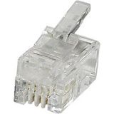 Econ Connect MPL44 Modular-Stecker MPL44 Stecker, gerade Polzahl 4P4C Klar