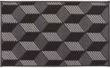 Luance Tapis de porte Orlando - polyester - gris - 45 x 75 cm