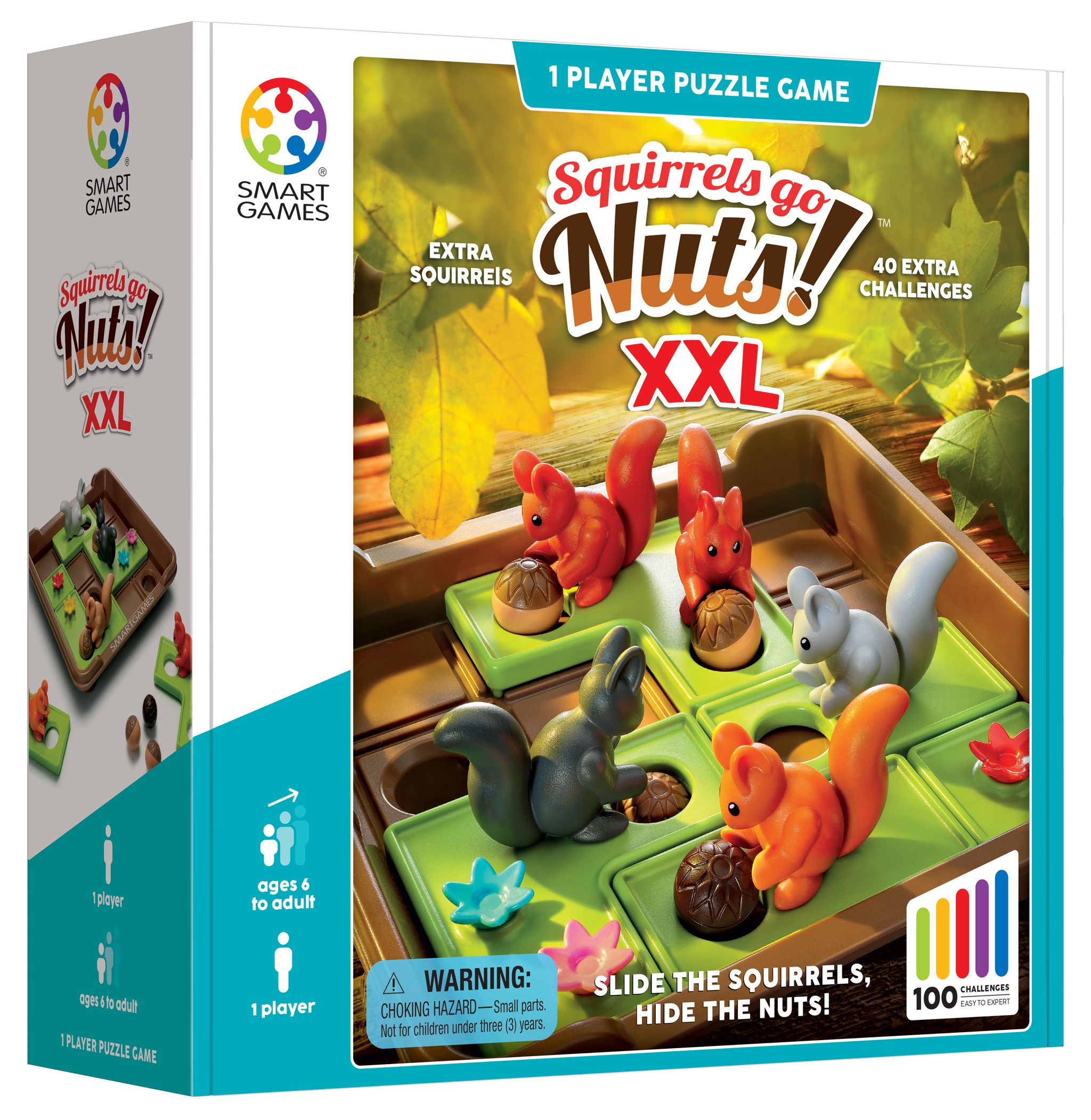 Smart Games Squirrels Go Nuts XXL - Bordspel - 6+ jaar