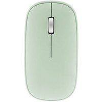 T'nB iClick DUAL CONNECT - Muis - 3 knoppen - draadloos - 2.4 GHz, Bluetooth - USB draadloze ontvanger - groen - hangdoos