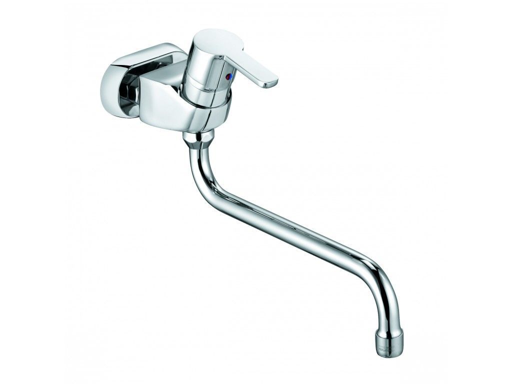 Kludi Wall Mounted Single Lever Sink Mixer DN 15 - Chrome