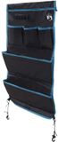 vidaXL Opbergzak met opslag Zwart en Blauw 91 x 47,5 cm oxford