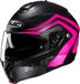HJC C91N Nepos Systeemhelm Motorhelm ECE 22.06 Zwart/Roze XS