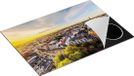 Chefcare Inductie Beschermer Groningen Skyline Stad bij Zonsondergang - 75x55 cm