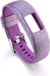 By Qubix - Siliconen sportbandje - Draw Design paars - Geschikt voor Garmin Vivofit 4