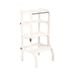 Ette Tete Leertoren – tafel „Step’n’Sit“ | Hulptoren | Blanc / Argent