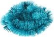Turkoenise kerstboomversiering van metallic folie, diameter 7 cm, lengte 2 meter