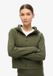 Superdry Sport Tech Relaxed hoodie met rits Dames Army Khaki