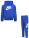 Nike Kids Club Fleece Set Met Lange Mouwen Blauw 6-7 Years Kinderen