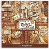 Stamperia - Coffee and Chocolate 12x12 Inch Scrapbook Paper Pack