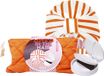 STYLEDRY - SAFARI HAIR PARTY SET tangerine/white