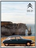 Citroen Metal sign DS21 40x30cm Etretat