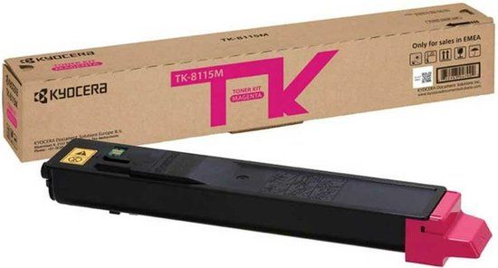 Kyocera TK-8115M Magenta Toner Cartridge - 6000 Pages - Original