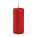 Cereria di Giorgio Stompkaarsen, was, rood, 5 x 5 x 12 cm, 9 stuks