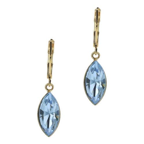 Otazu gold plated oorbellen met Swarovski kristallen Blossom