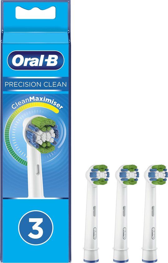 Oral-B Precision Clean Opzetborstels - 3 Stuks - Met CleanMaximiser-technologie