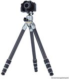 Rollei Lion Rock Pro Carbon statief incl. statiefkop