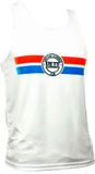 Miler Roger T-shirt sans manches Blanc L Homme