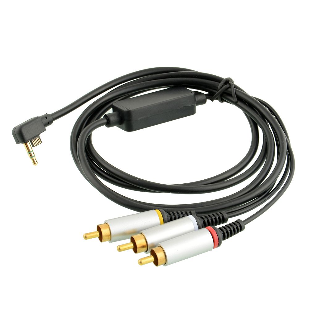 Dolphix Composiet AV kabel voor PSP Slim & Lite - 1.8 meter