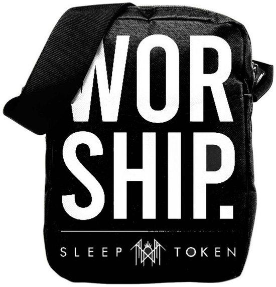 Rocksax Worship Crossbody tas - Zwart/Wit