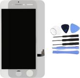 Merkloos AA+ LCD scherm voor Apple iPhone 7 - Wit + Tools & Screenguard