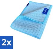 NIMBUS 2 x Magic Droogdoek Small - Blauw - 40x40 cm