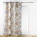 douceur d'intérieur, Mogador, metallic bedrukt polyester gordijn met oogjes (140 x 260 cm)