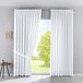 Set Palermo Set van 2 gordijnen, ondoorzichtig, H x B 250 x 300 cm, wit, extra breed, lichtdoorlatend, met verborgen gordijnhouders