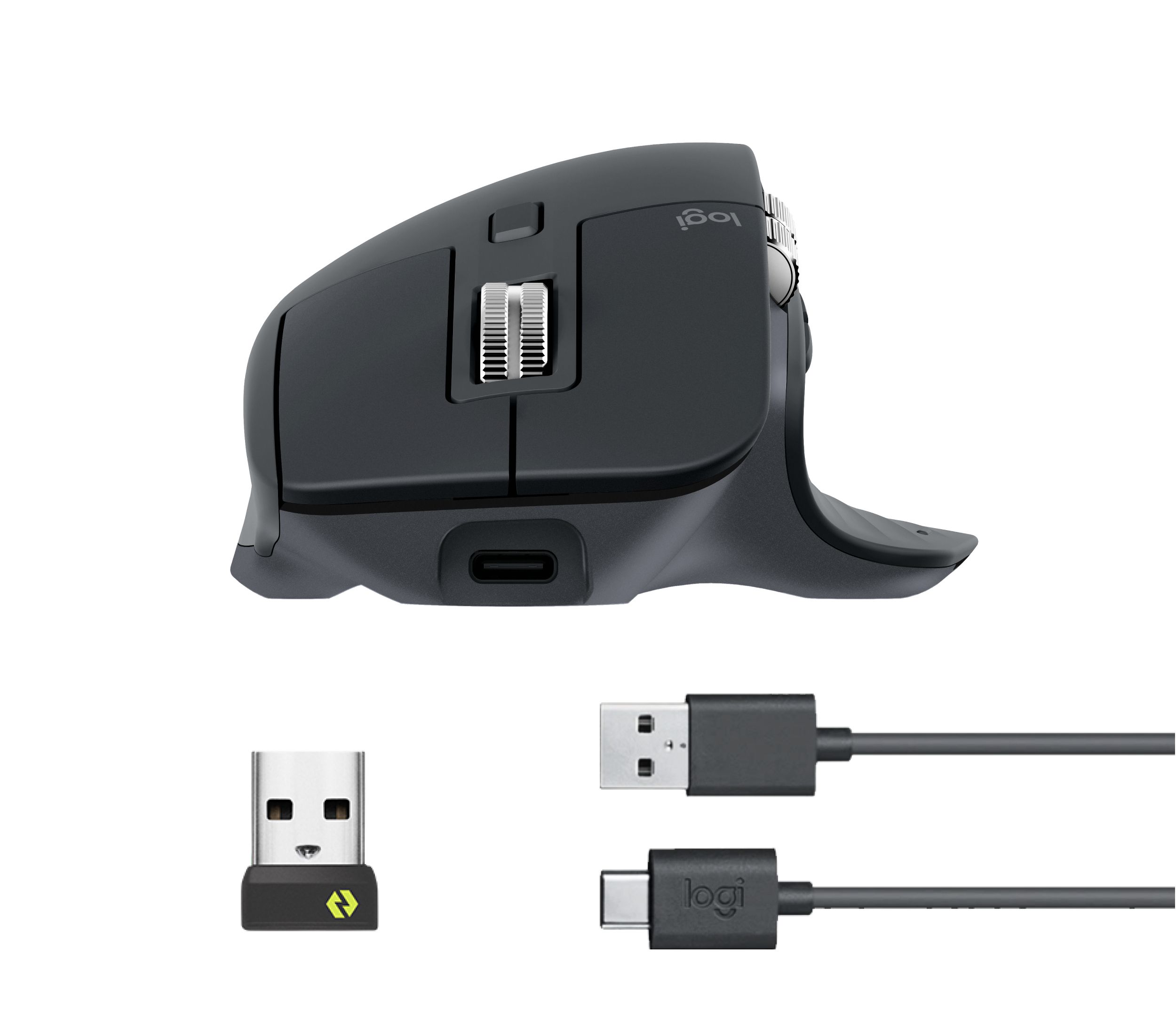 Logitech MX Master 3S - Draadloze Muis - Graphite - Rechtshandig