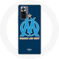 Olympique de Marseille OM blauw logo Maniacase Hoesjes voor Xiaomi Redmi Note 10 Pro