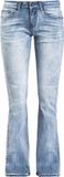 Black Premium by EMP Lichtblauwe jeans met wassing en flare - Dames - W27L32