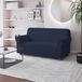 Italian Bed Linen Fashionable Bankhoes met volledige afdekking, donkerblauw voor 2-zits