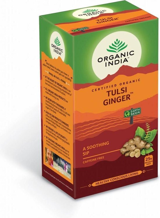 Organic India Thee Tulsi Ginger