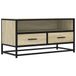 Sonoma Eiken meuble TV 80x34,5x40 cm Bois traité Métal