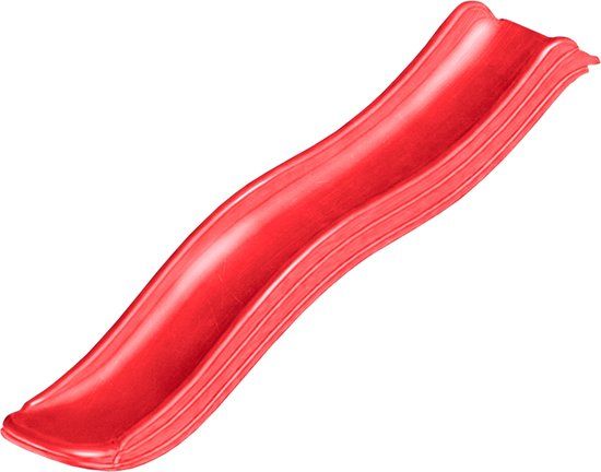SwingKing Glijbaan - 1.75 meter - Rood - Voor Platformhoogte 85-90 cm - Kunststof