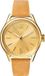 Ice Watch Ice Time IW013074 Dameshorloge Goudkleurig met Crème Leren Band