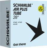 Schwalbe AV17AP Air Plus 28 inch 37/47-622/635 AV 40mm Binnenband Zwart
