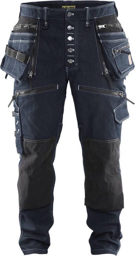 Blåkläder Werkbroek Stretch Marineblauw/Zwart Maat D116