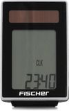 FISCHER Draadloze zonne-fietscomputer, 22 functies, Wit/Zwart
