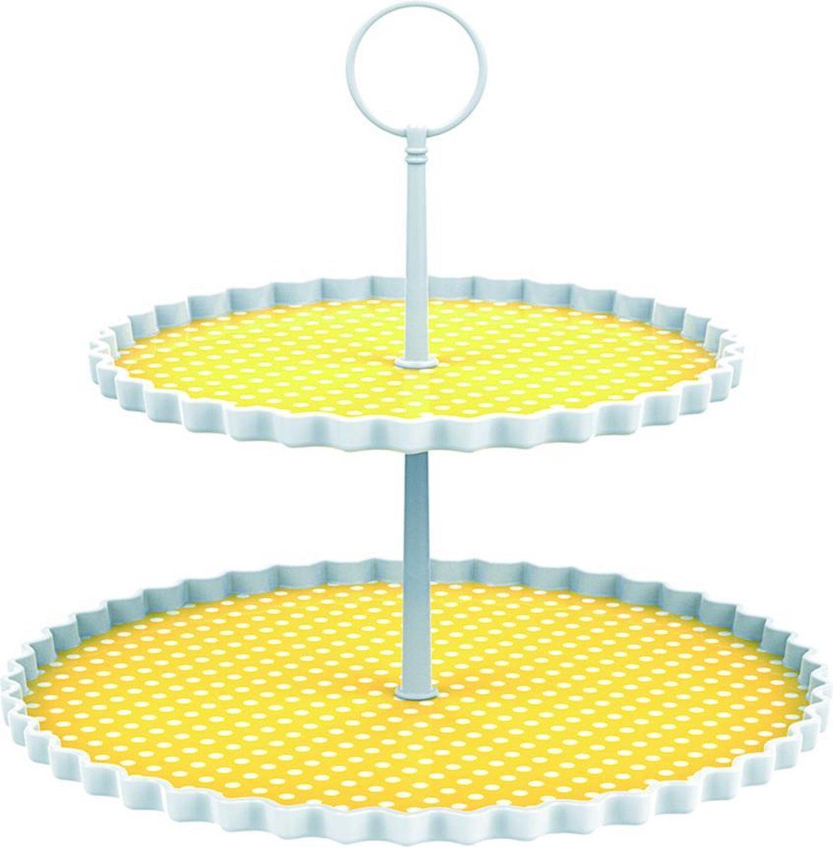 Zak!Designs Etagere Dotty - 2-laags - Geel