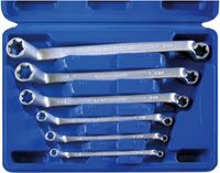 SW Stahl Dubbele ring-sleutelset E-profiel 01580L