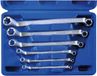 SW Stahl Dubbele ring-sleutelset E-profiel 01580L
