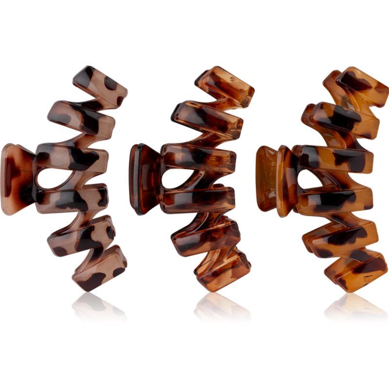 Brushworks Tortoiseshell Claw Clips - 3 Pack