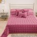 PETTI Artigiani Italiani Dekbed voor eenpersoonsbed, van zacht en warm fluweel, lentedekbed voor de herfst, eenpersoonsbed, fuchsia, 100% Made in Italy