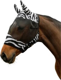 Vliegenmasker Pony - Zebra print - 20,5 x 13,5 x 8 cm