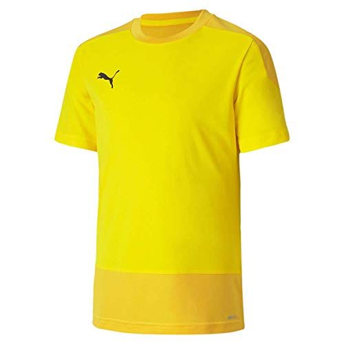 PUMA Kinder teamGOAL 23 Training Jersey Jr Trainingstrikot, Cyber Yellow-Spectra Yellow, 152