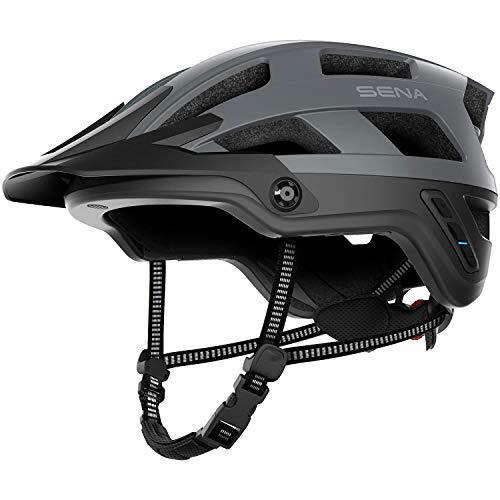 Sena Smart Communications Mountainbike-helmen - M1 / M1 EVO (M1 ver2, mat grijs, maat M)