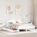 Maison Exclusive - Lit en bois massif sans matelas, blanc, 140x190 cm, en pin