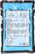 Sac sans marque avec poudre de couleur Holi - 2x - bleu clair - 100 grammes