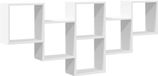 vidaXL Wandschap 159x18x66 cm bewerkt hout wit